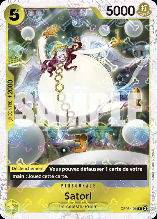 Carte One Piece Satori V2 OP05-105 R The Best Neuf FR LorenZone