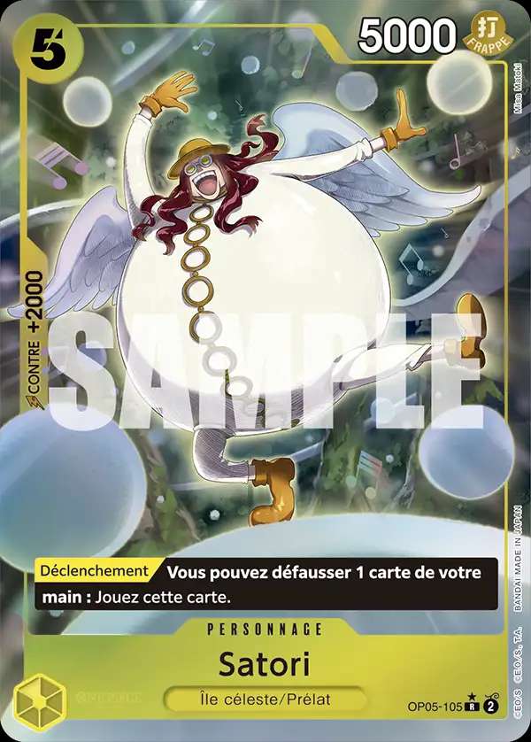 Carte One Piece Satori V3 OP05-105 R The Best Neuf FR LorenZone