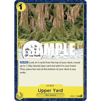 Carte One Piece Upper Yard OP05-117 UC Awakening Of The New Era Neuf EN LorenZone