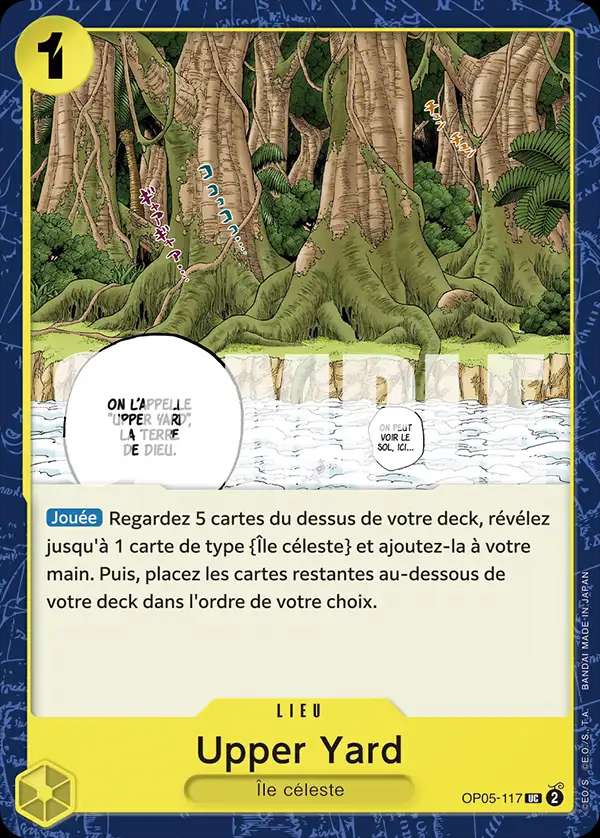 Carte One Piece Upper Yard V1 OP05-117 UC The Best Neuf FR LorenZone
