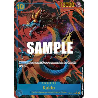 Carte One Piece Kaido V2 OP05-118 SEC Awakening Of The New Era Neuf EN LorenZone