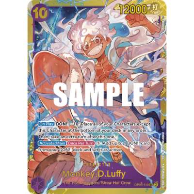 Carte One Piece Monkey.D.Luffy V3 OP05-119 SEC Awakening Of The New Era Neuf EN LorenZone