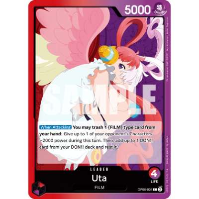 Carte One Piece Uta V1 OP06-001 L Wings Of The Captain Neuf EN LorenZone