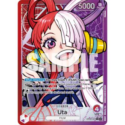 Carte One Piece Uta V2 OP06-001 L Wings Of The Captain Neuf EN LorenZone