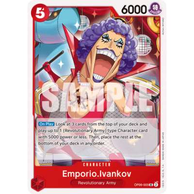 Carte One Piece Emporio.Ivankov OP06-003 UC Wings Of The Captain Neuf EN LorenZone