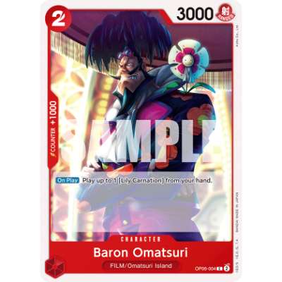 Carte One Piece Baron Omatsuri OP06-004 C Wings Of The Captain Neuf EN LorenZone