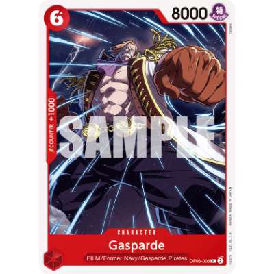 Carte One Piece Gasparde OP06-005 C Wings Of The Captain Neuf EN LorenZone