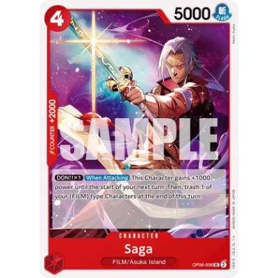 Carte One Piece Saga OP06-006 UC Wings Of The Captain Neuf EN LorenZone