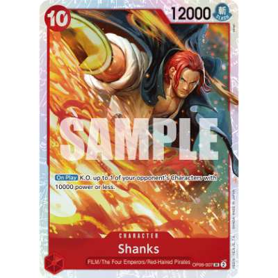 Carte One Piece Shanks V1 OP06-007 SR Wings Of The Captain Neuf EN LorenZone