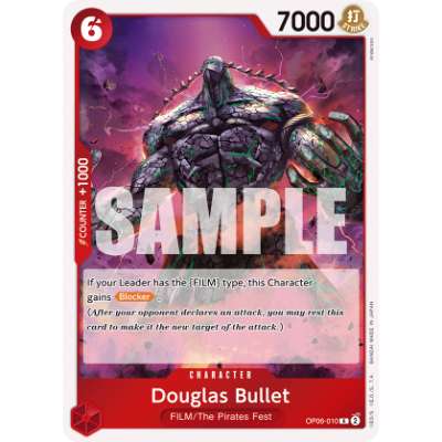 Carte One Piece Douglas Bullet OP06-010 R Wings Of The Captain Neuf EN LorenZone