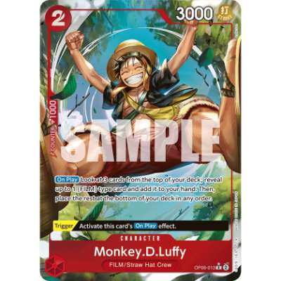 Carte One Piece Monkey.D.Luffy V1 OP06-013 R Wings Of The Captain Neuf EN LorenZone