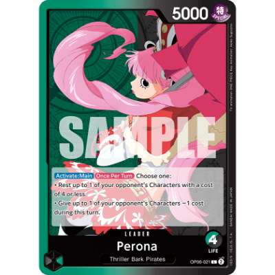 Carte One Piece Perona V1 OP06-021 L Wings Of The Captain Neuf EN LorenZone