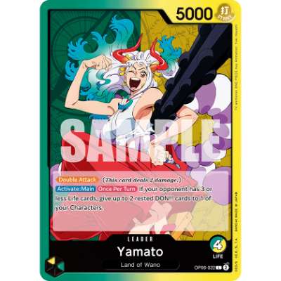 Carte One Piece Yamato V1 OP06-022 L Wings Of The Captain Neuf EN LorenZone