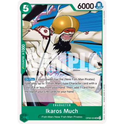 Carte One Piece Ikaros Much OP06-024 UC Wings Of The Captain Neuf EN LorenZone
