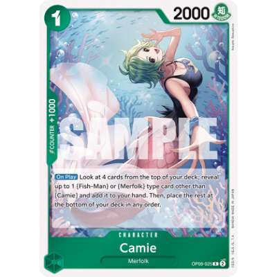 Carte One Piece Camie V1 OP06-025 R Wings Of The Captain Neuf EN LorenZone