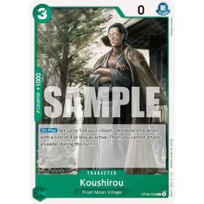 Carte One Piece Koushirou OP06-026 C Wings Of The Captain Neuf EN LorenZone