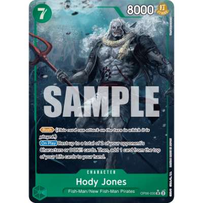 Carte One Piece Hody Jones V2 OP06-035 SR Wings Of The Captain Neuf EN LorenZone