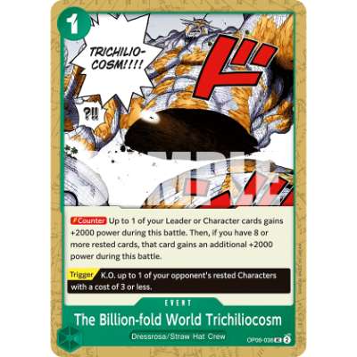 Carte One Piece The Billion-fold World Trichiliocosm OP06-038 UC Wings Of The Captain Neuf EN LorenZone