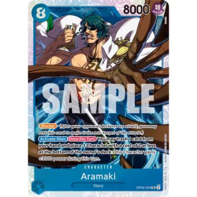 Carte One Piece Aramaki V1 OP06-043 SR Wings Of The Captain Neuf EN LorenZone