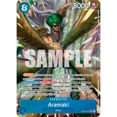Carte One Piece Aramaki V2 OP06-043 SR Wings Of The Captain Neuf EN LorenZone