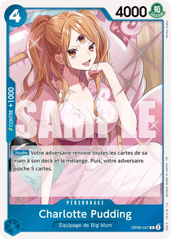 Carte One Piece Charlotte Pudding - PRB02 - FR OP06-047 Rare The Best Vol.2 Neuf FR LorenZone