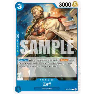 Carte One Piece Zeff OP06-048 C Wings Of The Captain Neuf EN LorenZone
