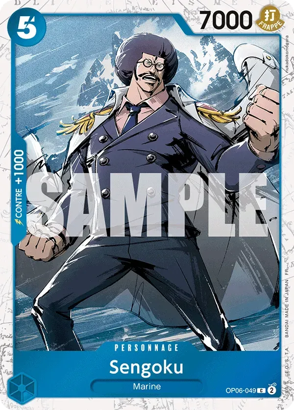 Carte One Piece Sengoku V2 - PRB02 - FR OP06-049 Commune Foil The Best Vol.2 Neuf FR LorenZone