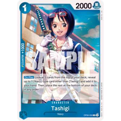 Carte One Piece Tashigi V1 OP06-050 R Wings Of The Captain Neuf EN LorenZone