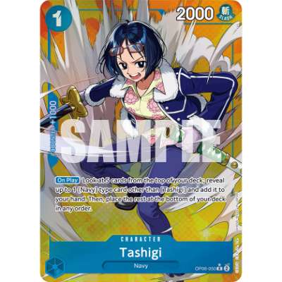 Carte One Piece Tashigi V2 OP06-050 R Wings Of The Captain Neuf EN LorenZone