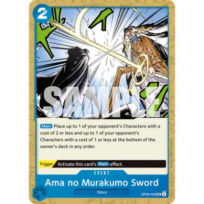 Carte One Piece Ama no Murakumo Sword OP06-056 UC Wings Of The Captain Neuf EN LorenZone