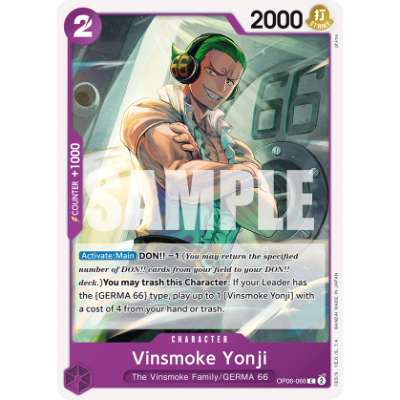 Carte One Piece Vinsmoke Yonji OP06-066 C Wings Of The Captain Neuf EN LorenZone