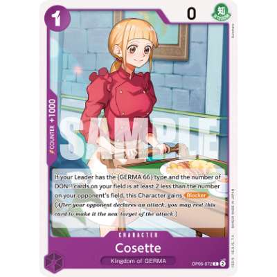 Carte One Piece Cosette OP06-072 C Wings Of The Captain Neuf EN LorenZone
