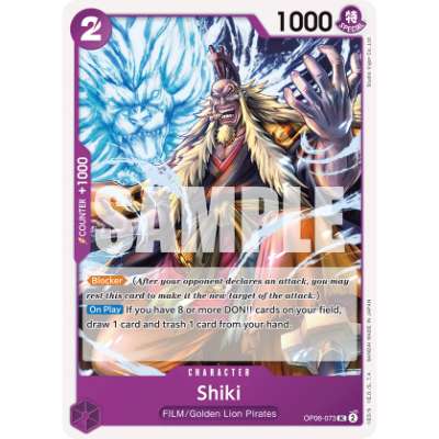 Carte One Piece Shiki OP06-073 UC Wings Of The Captain Neuf EN LorenZone