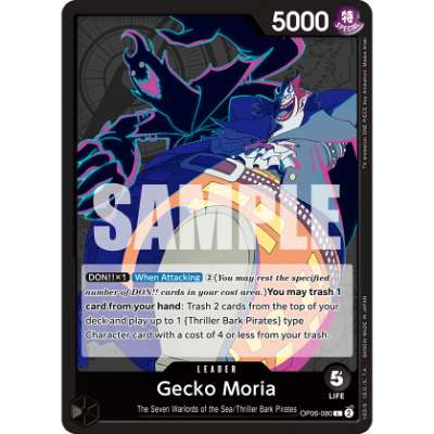 Carte One Piece Gecko Moria V1 OP06-080 L Wings Of The Captain Neuf EN LorenZone