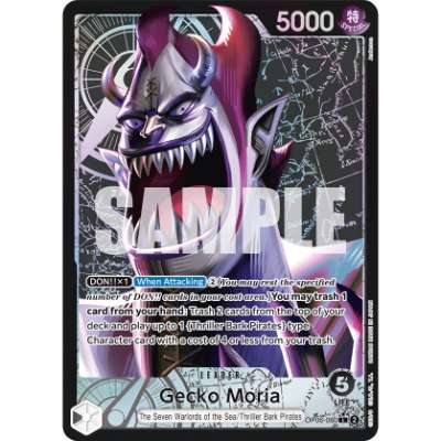 Carte One Piece Gecko Moria V2 OP06-080 L Wings Of The Captain Neuf EN LorenZone
