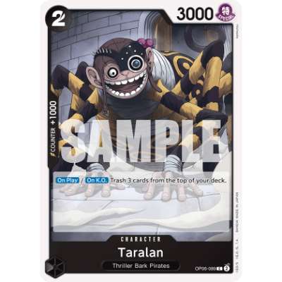 Carte One Piece Taralan OP06-089 C Wings Of The Captain Neuf EN LorenZone