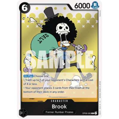 Carte One Piece Brook OP06-092 R Wings Of The Captain Neuf EN LorenZone