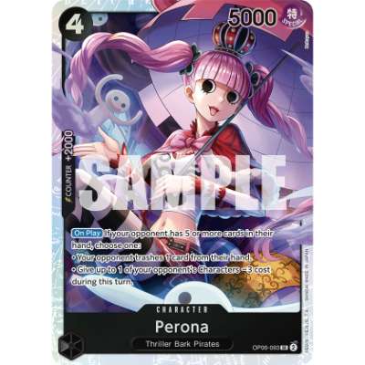 Carte One Piece Perona V1 OP06-093 SR Wings Of The Captain Neuf EN LorenZone