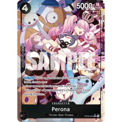Carte One Piece Perona V2 OP06-093 SR Wings Of The Captain Neuf EN LorenZone