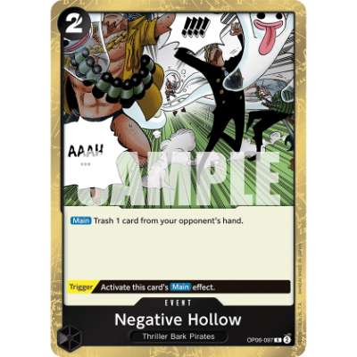 Carte One Piece Negative Hollow OP06-097 R Wings Of The Captain Neuf EN LorenZone
