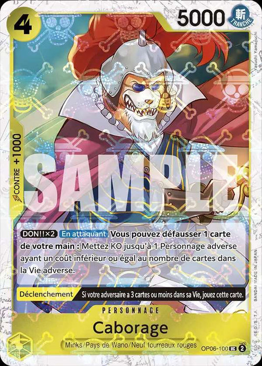 Carte One Piece Caborage V2 OP06-100 UC The Best Neuf FR LorenZone