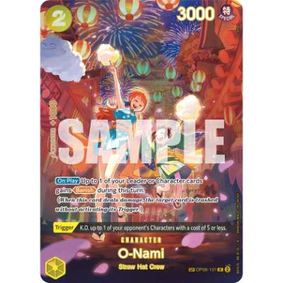 Carte One Piece O-Nami SC OP07 OP06-101 R 500 Years In The Future Neuf EN LorenZone