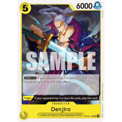 Carte One Piece Denjiro OP06-109 UC Wings Of The Captain Neuf EN LorenZone