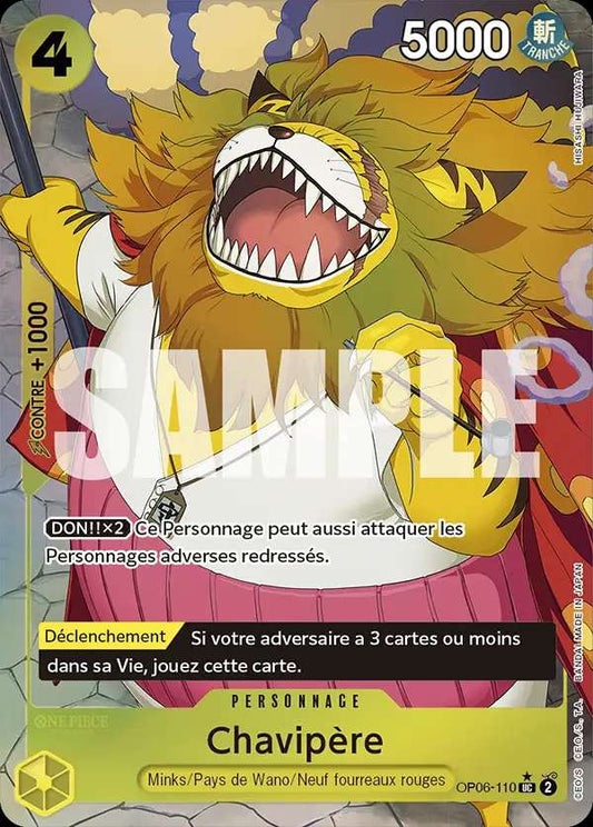 Carte One Piece Chavipère V3 OP06-110 UC The Best Neuf FR LorenZone