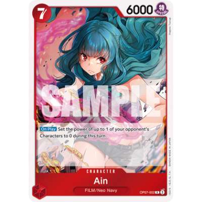 Carte One Piece Ain OP07-002 R 500 Years In The Future Neuf EN LorenZone