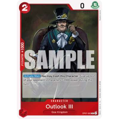 Carte One Piece Outlook III OP07-003 R 500 Years In The Future Neuf EN LorenZone