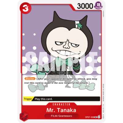 Carte One Piece Mr. Tanaka OP07-008 UC 500 Years In The Future Neuf EN LorenZone