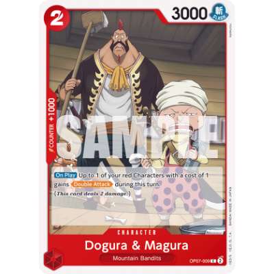 Carte One Piece Dogura & Magura OP07-009 C 500 Years In The Future Neuf EN LorenZone