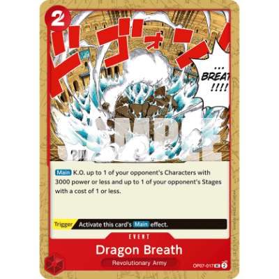 Carte One Piece Dragon Breath OP07-017 UC 500 Years In The Future Neuf EN LorenZone