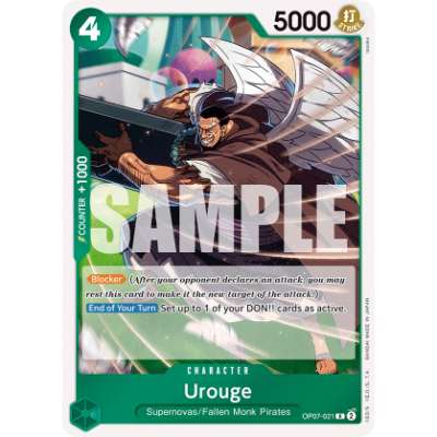 Carte One Piece Urouge OP07-021 R 500 Years In The Future Neuf EN LorenZone